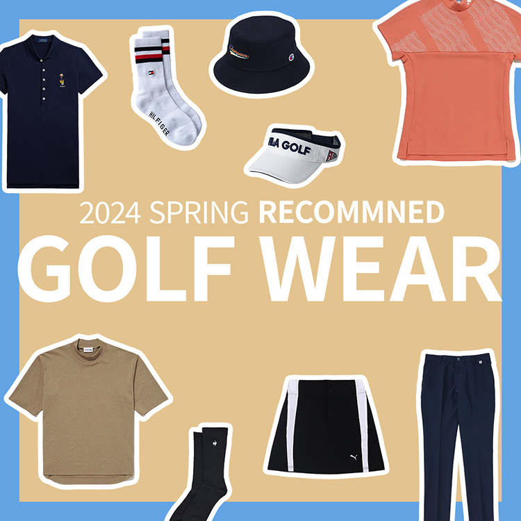 2024 SPRING RECOMMEND GOLF WEAR