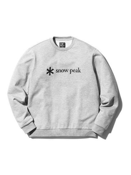Snow Peak/PRINTED LOGO SWEAT PULLOVER M M.GREY/スウェット/パーカー