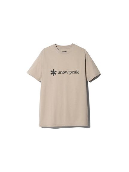 Snow Peak/PRINTED LOGO TSHIRT 1 BEIGE/Tシャツ