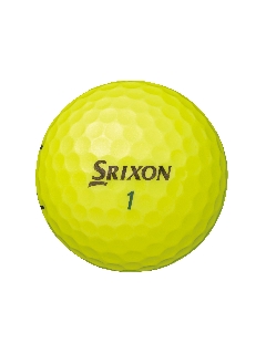 スリクソン　ＴＲＩーＳＴＡＲ　プレミアムパッションイエロー　１スリーブ（３球入り）（ゴルフボール/ボール）のサムネイル画像