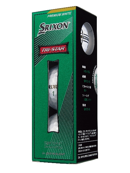 SRIXON/スリクソン　ＴＲＩーＳＴＡＲ　パールホワイト　１スリーブ（３球入り）/ボール