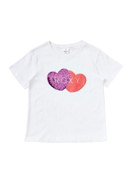 ROXY/MINI TWIN HEART/Tシャツ