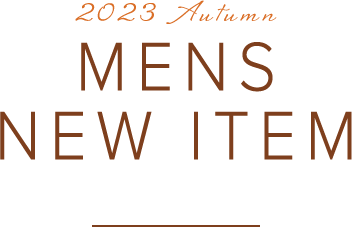 2023 Autumn MENS NEW ITEM